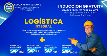  Curso online gratuito "Logística SAP" de Educa Perú sistemas