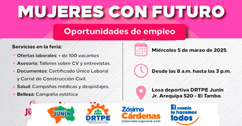  Evento especial por el Día Internacional de la Mujer " Mujeres con Futuro: Oportunidades de Empleo "