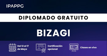  Diplomado online gratis en "Modelamiento de procesos de negocio con BIZAGI bajo el marco BPMN"