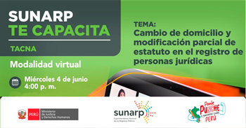 Capacitación gratis online Cambio de domicilio y modificación parcial de estatuto en el registro de personas jurídicas