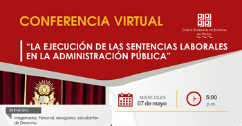  Capacitación virtual Derechos Laborales de las Personas con Discapacidad de la Corte Superior de Justicia de Huaura