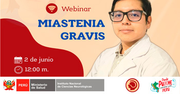 Capacitación online gratis "Miastenia Gravis" del Instituto Nacional de Ciencias Neurológicas