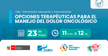Capacitación online gratis  Opciones terapéuticas para el manejo del dolor oncológico del INEN