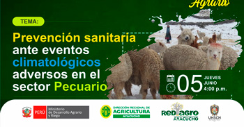 Capacitación online "Prevención sanitaria ante eventos climatológicos adversos en el sector pecuario"