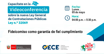  Conferencia virtual "Fideicomiso como garantía de fiel cumplimiento" del OECE