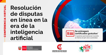 Conferencia online "Resolución de disputas en línea en la era de la inteligencia artificial"