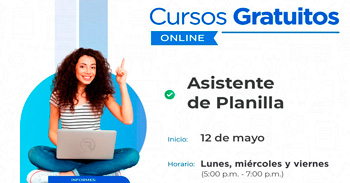  Curso online gratis "Asistente de Planillas" de la Municipalidad de Magdalena del Mar