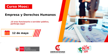  Curso virtual gratuito: "Empresa y Derechos Humanos" del Ministerio de Justicia