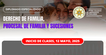  Diplomado online gratis Especializado en "Derecho de Familia, Procesal de Familia y Sucesiones" 