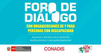 Foro presencial de diálogo con organizaciones de y para personas con discapacidad en la región Tumbes