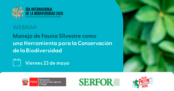 Webinar Manejo de poblaciones de fauna silvestre como alternativas para la conservación y el desarrollo sostenible