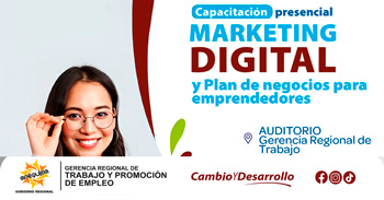  Capacitación presencial "Marketing Digital y Plan de Negocios para Emprendedores"