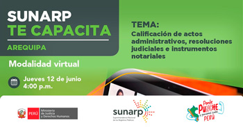 Capacitación online gratis Calificación de actos administrativos, resoluciones judiciales e instrumentos notariales
