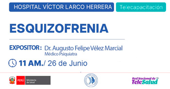 Capacitación online gratis "Esquizofrenia"  del  MINSA