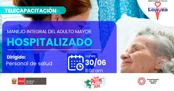  Capacitación online gratis "Manejo integral del adulto mayor hospitalizado" 