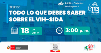  Capacitación online gratis "Todo lo que debes saber sobre el VIH-SIDA" del Ministerio de Salud