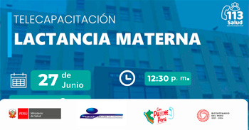 Capacitación online "Lactancia materna" del MINSA