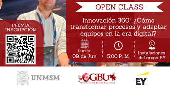 Charla presencial "Innovación 360: ¿Cómo Transformar Procesos y Adaptar Equipos en la Era Digital?"