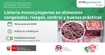  Charla Técnica gratuita "Listeria Monocytogenes en alimentos congelados: riesgos, control y buenas prácticas"