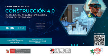  Conferencia presencial "Construcción 4.0: El Rol del BIM en la Transformación Digital del Sector AECO" 