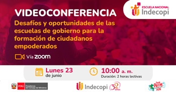 Conferencia online "Desafíos y oportunidades de las escuelas de gobierno, formación ciudadanos empoderados" 