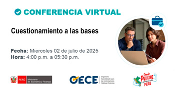 Conferencia virtual gratuita ⁠"⁠Cuestionamiento a las bases"  del OECE