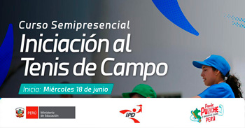  Curso semipresencial "Iniciación al Tenis de Campo" del IPD