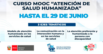  Curso online gratis de "Atención de Salud Humanizada" de la ENSAP