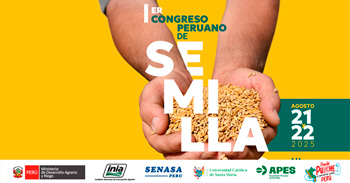 Evento presencial "Primer Congreso Peruano de Semillas" del INIA