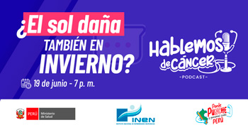 Evento virtual "¿El sol daña también en invierno?" del INEN