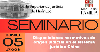 Seminario online "Disposiciones normativas de origen judicial en el sistema jurídico Chino" 