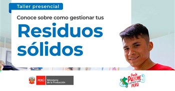 Taller presencial "Conoce como gestionar tus residuos sólidos" de CITEmadera