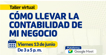 Taller online "Como llevar la contabilidad de mi negocio" de la Municipalidad de Lima