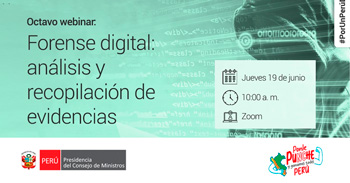 Webinar online "Forense digital: análisis y recopilación de evidencias"