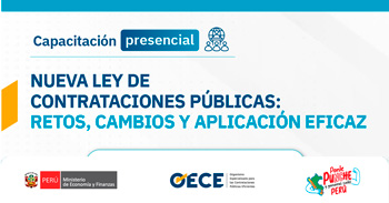  Capacitación presencial "Nueva Ley de Contrataciones Públicas: Retos, Cambios y Aplicación Eficaz" del OECE