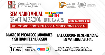  Capacitación online Clases de procesos laborales y su trámite  y La ejecución de sentencias en materia laboral