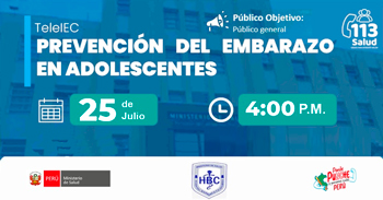  Capacitación online "Prevención del embarazo en adolescentes"