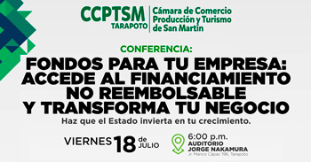  Conferencia gratis "Fondos para tu empresa: Accede al financiamiento no reembolsable y transforma tu negocio"