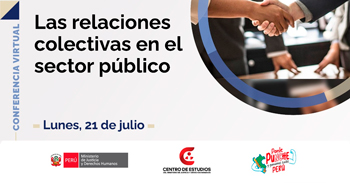  Conferencia online "Las relaciones colectivas en el sector público"