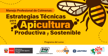  Curso semipresencial Manejo profesional de colmenas: Estrategias técnicas para una apicultura productiva y sostenible