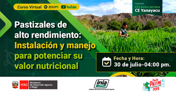  Curso online gratis "Pastizales de alto rendimiento: Instalación y manejo para potenciar su valor nutricional"