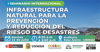 I Seminario Internacional "Infraestructura Natural para la Prevención y Reducción del Riesgo de Desastres"  