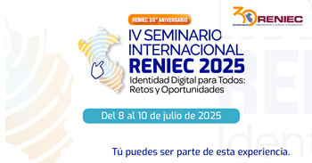  Seminario online gratis "Identidad Digital para Todos: Retos y Oportunidades" del RENIEC