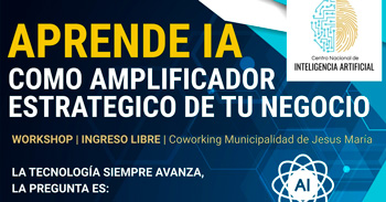 Capacitacion presencial gratis: "Inteligencia Artificial para Negocios"