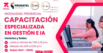  Capacitación presencial gratis "Ofimática Especializada e Inteligencia Artificial para la Gestión"