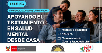  Capacitación online "Apoyando el Tratamiento en Salud Mental desde Casa" 