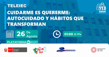  Capacitación online "Cuidarme es quererme: autocuidado y hábitos que transforman" 