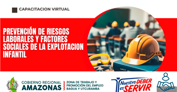 Capacitación online gratis "Prevención de riesgos laborales y Factores sociales de la explotación infantil" 