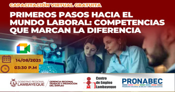 Capacitación online gratis "Primeros pasos hacia el mundo laboral: Competencias que marcan la diferencia"  