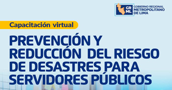  Capacitación online "Prevención y Reducción del Riesgo de Desastres"